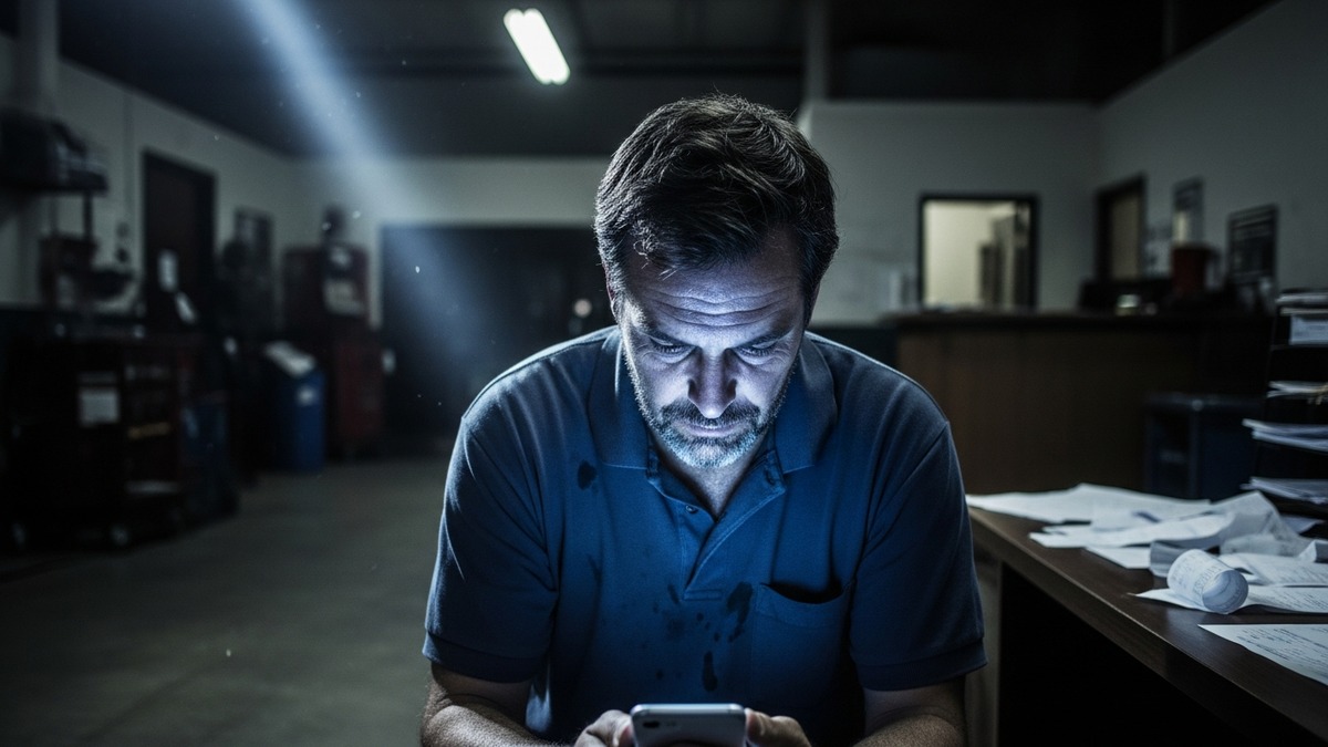 Business owner frustrated by missed phone calls